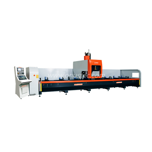 Fasade de murs-rideaux en aluminium à 4 axes Centre d'usinage CNC