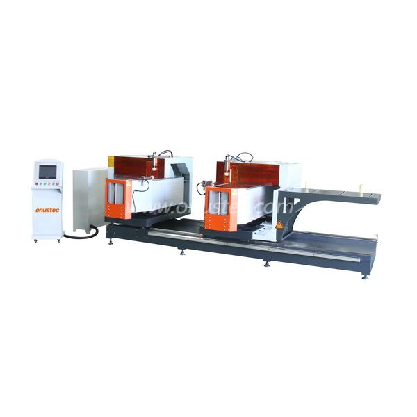 Grande scie à mitre à double tête CNC à angle multiple