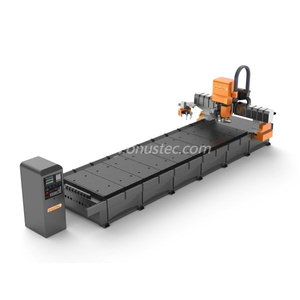 Centre d'usinage de routeur CNC &agrave; panneau en aluminium &agrave; double broche &agrave; 4 axes