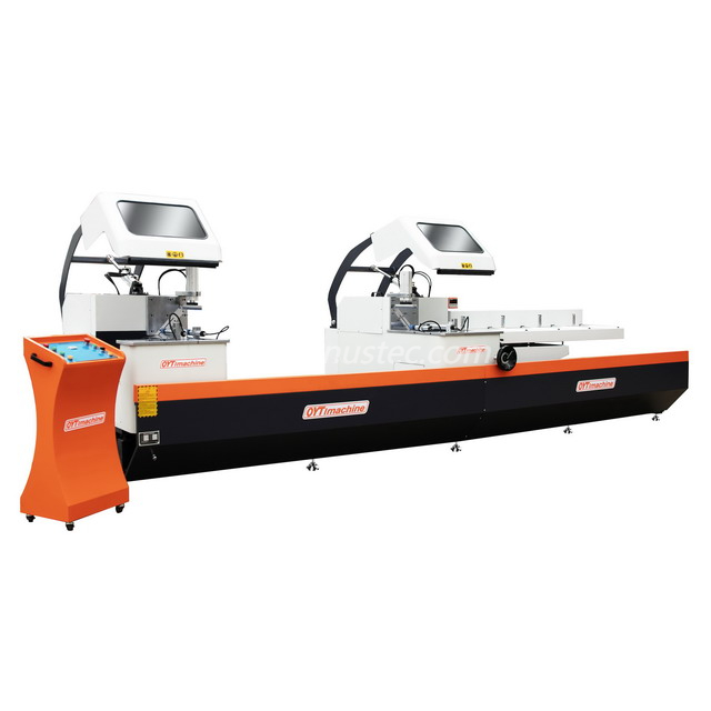 45 degrés de grande affichage numérique Saw à double ongle pour les fenêtres en aluminium 