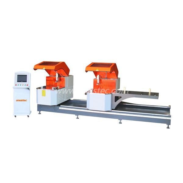 Grande scie à mitre à double tête CNC