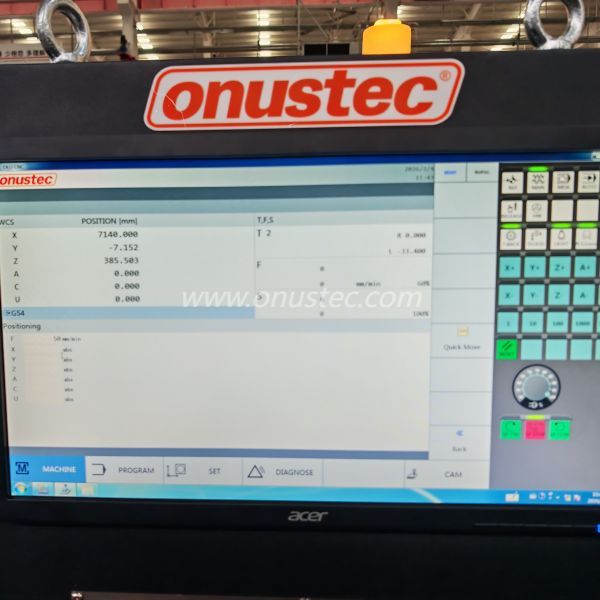 Centre d'usinage de profils CNC &agrave; portique 3 axes